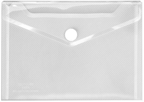 Veloflex 4560000 Projekt-/Dokumententaschen Crystal DIN A6 für ca. 100 Blatt, 10er Packung