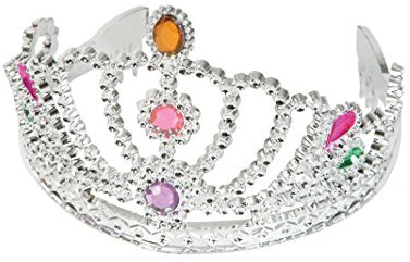 Rhode Island Novelty Cotiarh Strass-Tiara, Prinzessinnenkronen (12), mehrfarbig, 12 Stück