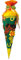 BASTELSET Schultüte - Pferd 50 cm incl. Namen - 6 - eckig - Zuckertüte Roth