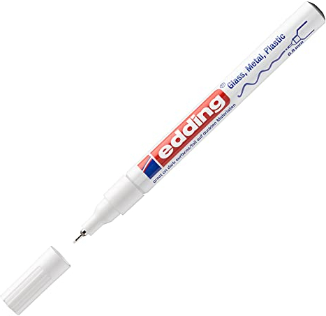 Glanzlack-Marker creative 780, 0,8 mm, weiß, Pck/3ST