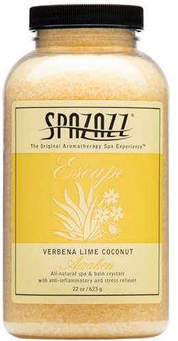 Spazazz 623g Verbena Lime Coconut Crystals Hot Tub Fragrance Spa Crystal