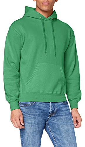 Fruit of the Loom Herren Kapuzenpullover, Grün (Kelly Green), Small