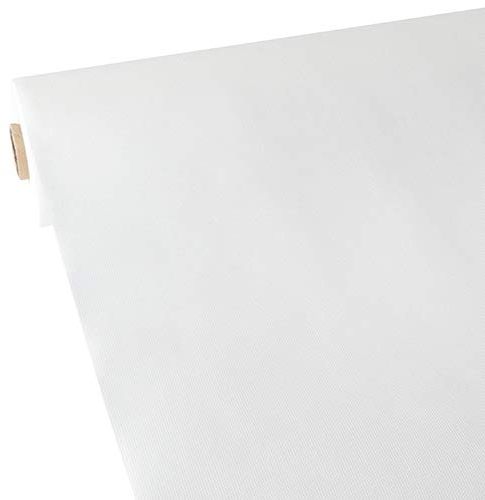 Papstar, Tischdecke, stoffähnlich, Vlies soft selection 40 m x 1,18 m weiss, #84196