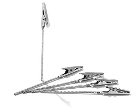 C.X.Y. 100pz pinze pinzette in Metallo portafoto Porta MEMO Foto Clip segnaposto Fai da Te