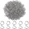 PandaHall Edelstahl FarbeRinge springen Binderinge Doppelschlaufen Klein Groesse 4x0.7mm Fuer DIYSchmuckmachen 480 STK/Beutel