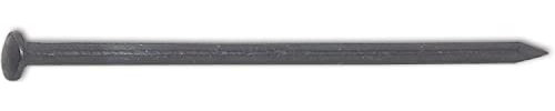 DON QUICHOTTE 955968 Stahlnagel OMK 2.0x50 blau angelassen Linsensenkkopf mit geschnittener Spitze Inhalt: 100 Stück, Silber