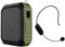 Wireless Voice Amplifier Bluetooth Teacher Microphone 18W Waterproof Portable Voice Amplifier Headset Mic Rechargeable Voice Enhancer Personal Microphone for Classroom Outdoors
