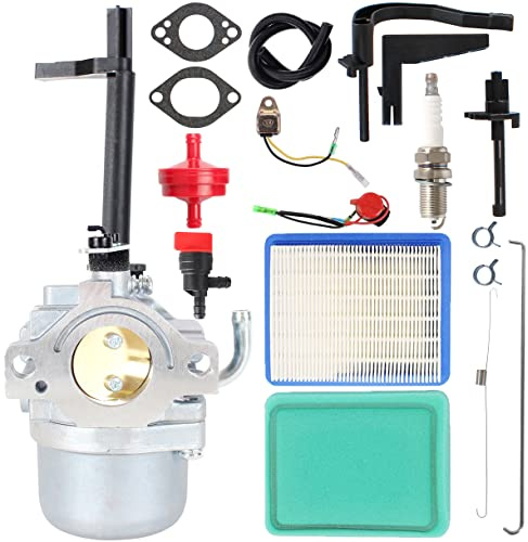 591378 697978 - Carburador para Briggs Stratton Nikki 591378 695115 030430 695114 compatible con Storm Responder 5500 Troy Bilt 204412-0147E1 Coleman Powermate 5000 62500 Generador