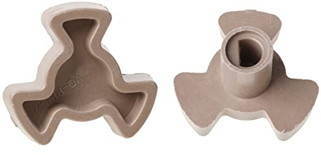CENPEK 4 acopladores giratorios para microondas de 14 mm, soporte guía de rodillo para horno microondas con puerto D, longitud del eje de 14 mm