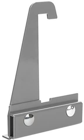 Parotec, Schneefangstütze, 150 mm, Silber, Schneefanghaken für Stehfalz Doppelfalz Blech, Schneefanggitter, Dachziegel zum Einschrauben an der Latte, Schneefang, Gitter, Werkzeug, Einzelelement