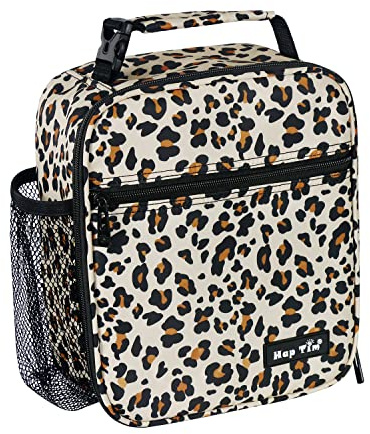Hap Tim Insulated Lunch Bag for Women, Reusable Lunch Box for Office, Work School, Portable Lunch Bag for Kids Toddlers, Spotted Pattern (18654-LP)