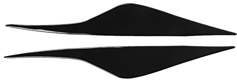 Bediffer 2 Stück Scheinwerfer-Augenbraue, Verschleißfester Schwarzer Scheinwerfer-Augenbrauen-Augenlider-Zier-Scheinwerfer-Ersatz für Mondeo MK4 2007-2013, Automobiles Exterieur