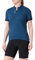 Odlo Damen Radtrikot halber Reißverschluss ESSENTIALS, blue wing teal - dark sapphire, XS