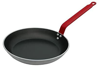 Poêle aluminium anti-adhésive HACCP rouge 28 cm De Buyer