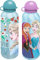 2 x bottiglie d'acqua in alluminio per bambini, 500 ml, a tenuta stagna, leggere, senza BPA, per bambini, sport, viaggi, attività all'aperto, 21 cm