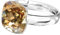 925 Sterling Silber 44 farben Ringe für Damen Verstellbarer mit Marken Kristalle, Glänzend Cubic Zirkonia Ring Fingerring Kommt in Schmuck Geschenk Box (Golden Shadow)