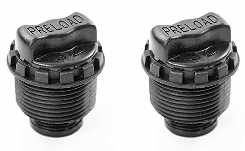 TsoLay 2 x Fahrrad-XCR XCM Vorderradgabel-Dämpfungsstange, Vorspannknopf, Einstellknopf, Zubehör, 27,5 mm