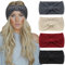 DRESHOW Stirnband Damen Winter 4 Stück Strick Ohrenwärmer Damen Verdicken Stirnbänder Mädchen Warm Gestrickte Haarband Headwrap Kopfband Warme Wintergeschenke, 4 Pack Stil 23-43