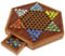 Dames Chinoises en Bois 6 Couleurs Jeu de Dames Chinoises en Bois Billes avec Tiroir de Rangement Dames Chinoises en Bois Original Diamètre 28cm pour Jeu de Famille Amis