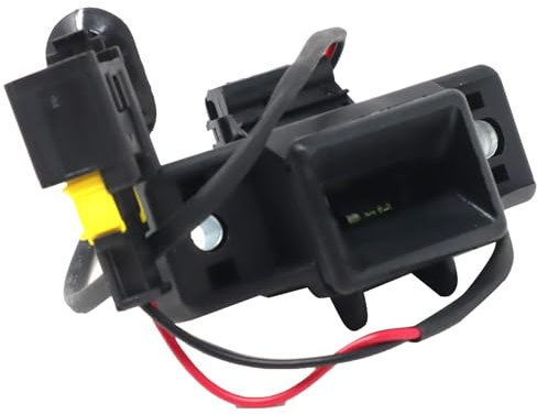 Vinciann Serrure de hayon 2 broches compatible avec les codes 7700308997 8200078950, verrouillage de hayon de véhicule noir en métal et plastique, compatible Clio II, Kangoo I, Kubistar