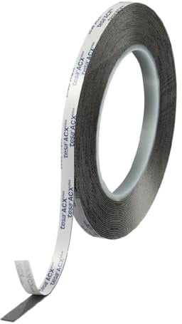 Tesa ACXplus 7063 - Biadesivo in Schiuma Acrilica Nera, Alta Potenza di Fissaggio, Resistenza a Temperature e Agenti Atmosferici, Adesività Elevata, per Materiali Difficili e Metalli (9 mm x 3,2 m)