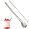 Cucchiaio di paglia – Cucchiaio di paglia filtrante, cucchiaio di paglia staccabile, set di cucchiai di paglia Yerba Mate per tè, frutta, tè, tè, mescolare, cucchiaio di cannuccia in acciaio