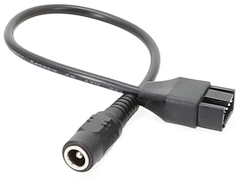 Xchon Câble adaptateur d'alimentation DC5521 vers PWM 4 broches pour ordinateur PC routeur ventilateur 12 V cordon d'alimentation 20 cm