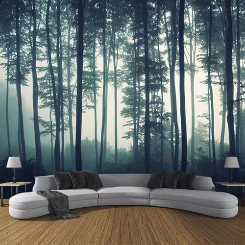 XLMING Tropen Nebel Wälder 3D Tapete Home Esszimmer Sofa Schlafzimmer Wohnzimmer TV Hintergrund Wand-430cm×300cm