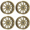 4x Dotz Felgen Fuji gold 9.0Jx20 ET40 5x112 kompatibel mit Audi A4 A5 A6 A7 A8 Q2 Q3 Q4 Q5 TT