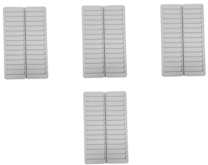 Operitacx 4pcs Wall Hanger Cards Holder Heavy Duty Garage Shelving Units Attendance Cards Organizer for Warehouse Storage Rack Plastic Material
