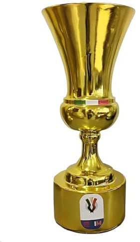 Huadafun Replica del Trofeo Timcup Championship – Trofeo Coppa Italia di Calcio per Tifosi, Collezionisti & Decorazioni per Club | Regali di Calcio per Ufficio, Casa & Sala Sportiva