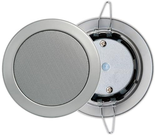 Artsound MD30 - Pair of 20W Compact Voice Coil Ceiling Speakers in Silver