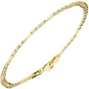 Armband 333 Gold Gelbgold 19 cm