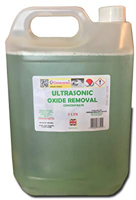Ultrasonic Cleaning Fluid Solution Oxidation Remover 5lt Concentrated Fluid removes Oxidation and Rust 5 Litre