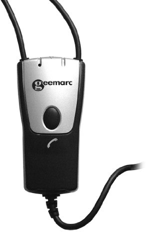 Geemarc ILOOP + - Tour de Cou inductif Personnel avec Prise 3,5 mm pour Smartphones, Kindles Audio et Ordinateurs Portables - Microphone intégré - Spécialisé pour Les malentendants