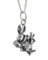 Sterling Silver White Rabbit 3D Necklace, 18 chain - Alice in Wonderland character