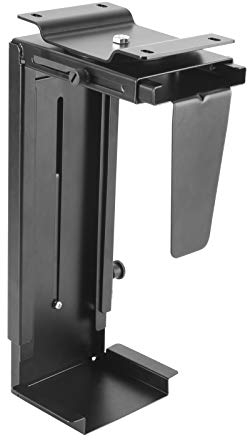 Newstar NM-CPU100BLACK Swivel Under Desk & On-Wall PC Mount (Suitable PC Dimensions - Height: 30-53 cm / Width: 9-20 cm) - Black