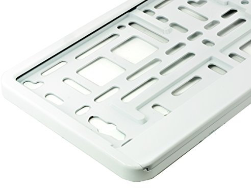 TAPORT® 1X PINK PRINCESS TXT WHITE CAR REGISTRATION HOLDER FOR ANY CAR, VAN, TRUCK, TRAILER