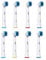 Milos Replacement Electric Toothbrush Head Set - 8-Pack of Replacement Toothbrush Heads Compatible w/Oral B and Braun - Teeth Cleaning Accessories