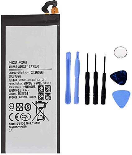 BATTERIA COMPATIBILE CON SAMSUNG J7 2017 J730 EB-BJ730ABE AD ALTA CAPACITÀ 3600MAH CON KIT SMONTAGGIO INCLUSO