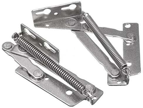 Angoter 2 * 80 Grad Gefederte Scharniere Schranktür Lift Up Bleiben Flap Top Unterstützung Schrank Küche