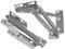 Angoter 2 * 80 Grad Gefederte Scharniere Schranktür Lift Up Bleiben Flap Top Unterstützung Schrank Küche