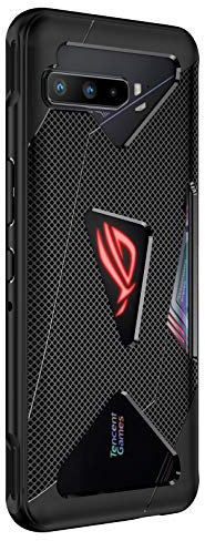 NOKOR Cover per ASUS ROG Phone 3, Il Materiale TPU Ultrasottile Custodia, Anti Impronta Digitale Phone Case [Resistente all'Usura] [Antiscivolo] - Nero