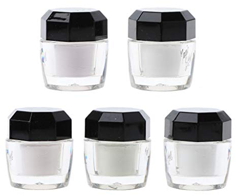 yIFeNG 5 Color UV Color Change Pigment Powder Photochromic Pigment Resin Jewelry Making