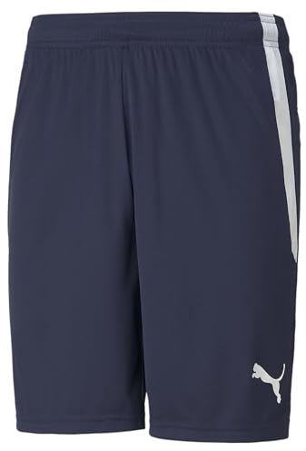 PUMA Men's Shorts, Peacoat/White, L