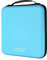KUOCDSIK Range CD, boîtier de DVD Blue-Ray EVA de 192 capacités Organisateur de Stockage de Disque Dur de Protection pour Les Voyages en Voiture (192 Capacités, Bleu ciel192)