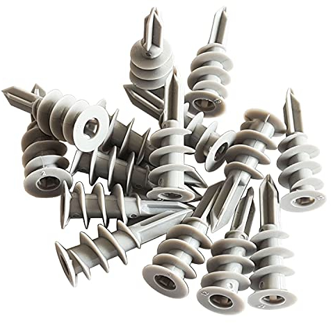 Set 30 Stück Hohlraumdübel selbst schneidend Bohrspitze Gipskartondübel Rigips Dübel Sortiment