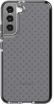tech21 Evo Check für Samsung Galaxy S22 Plus - Schutzhülle mit 4,8 m Multi-Drop-Schutz Smokey Black