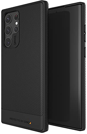Gear4 Copenhagen Protective Case for Samsung Galaxy S22 Ultra (Black)