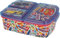Various Brotdose für Kinder, Sandwichbox mit 3 Fächern, Kindertagesstätte, BPA-freier Kunststoff, Cars